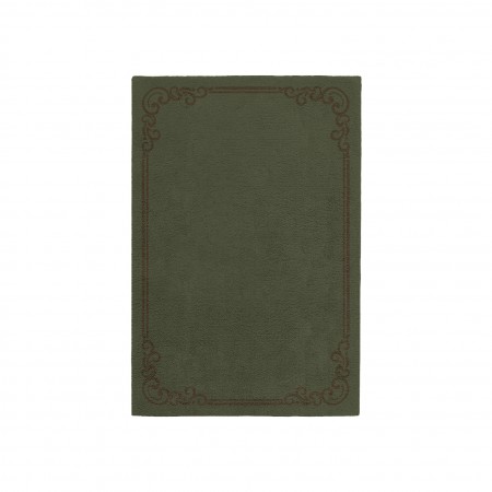 OPULENT EARTH GREEN AREA RUG