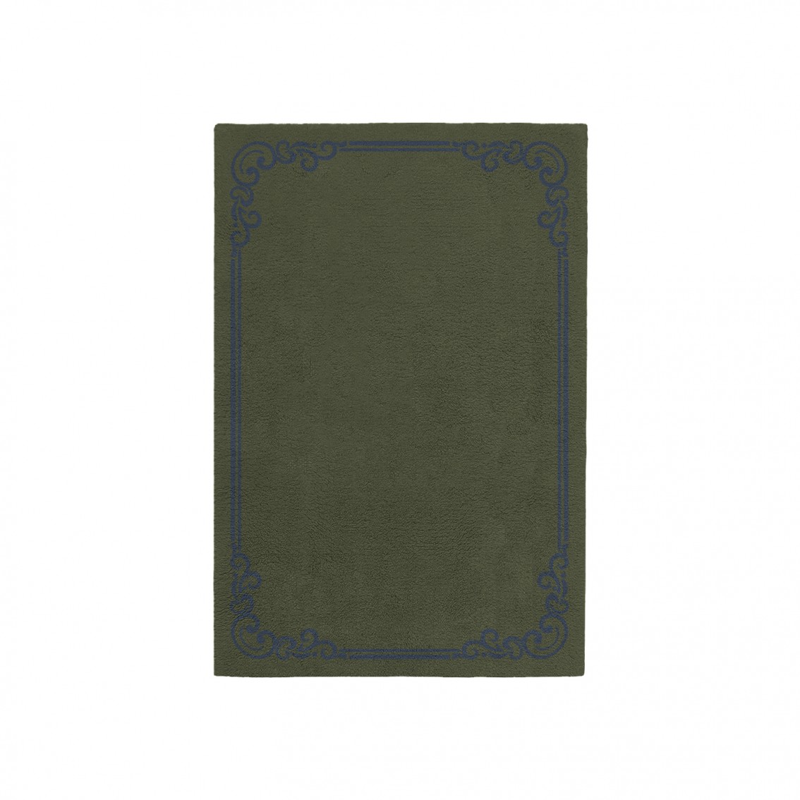 OPULENT EARTH GREEN AREA RUG