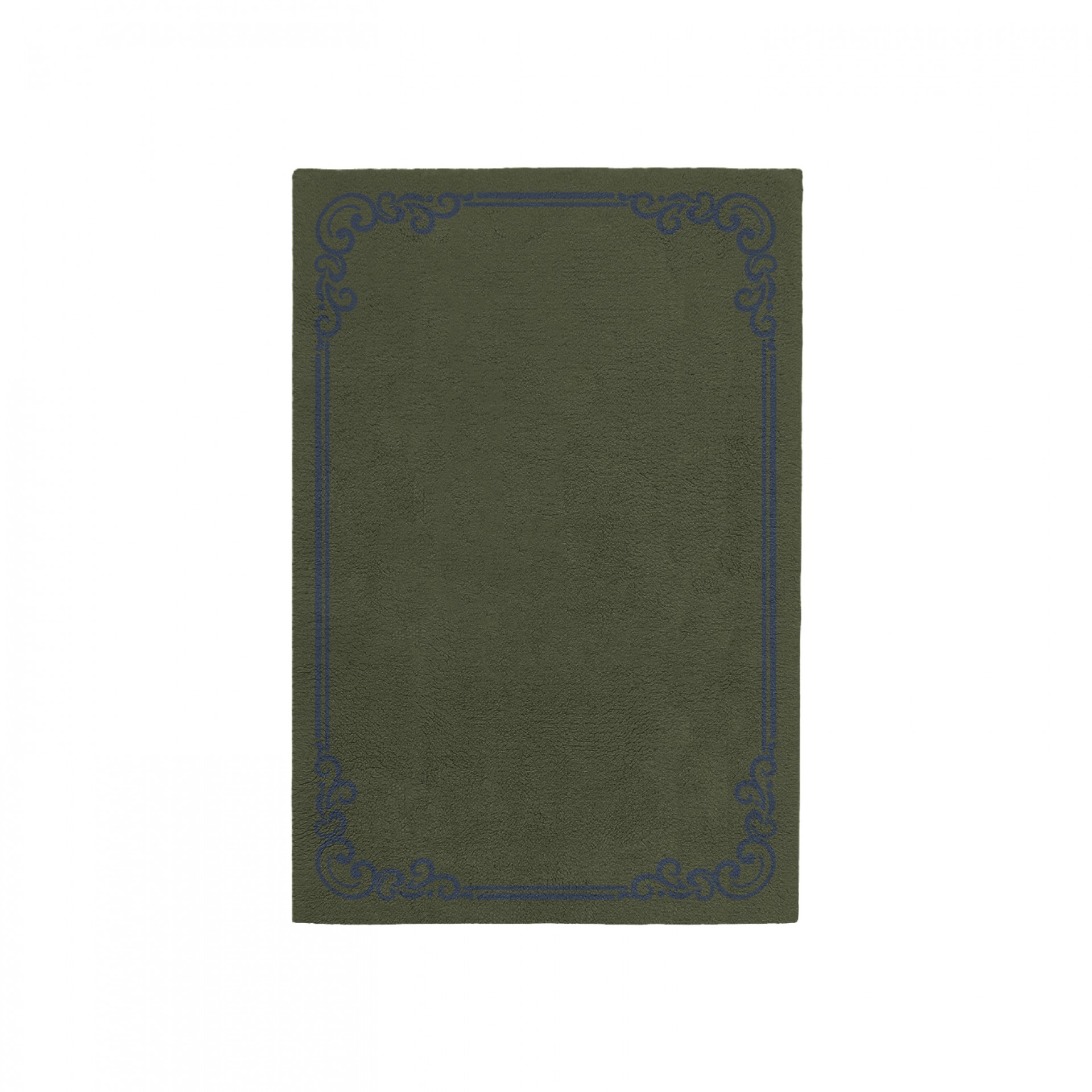 OPULENT EARTH GREEN AREA RUG