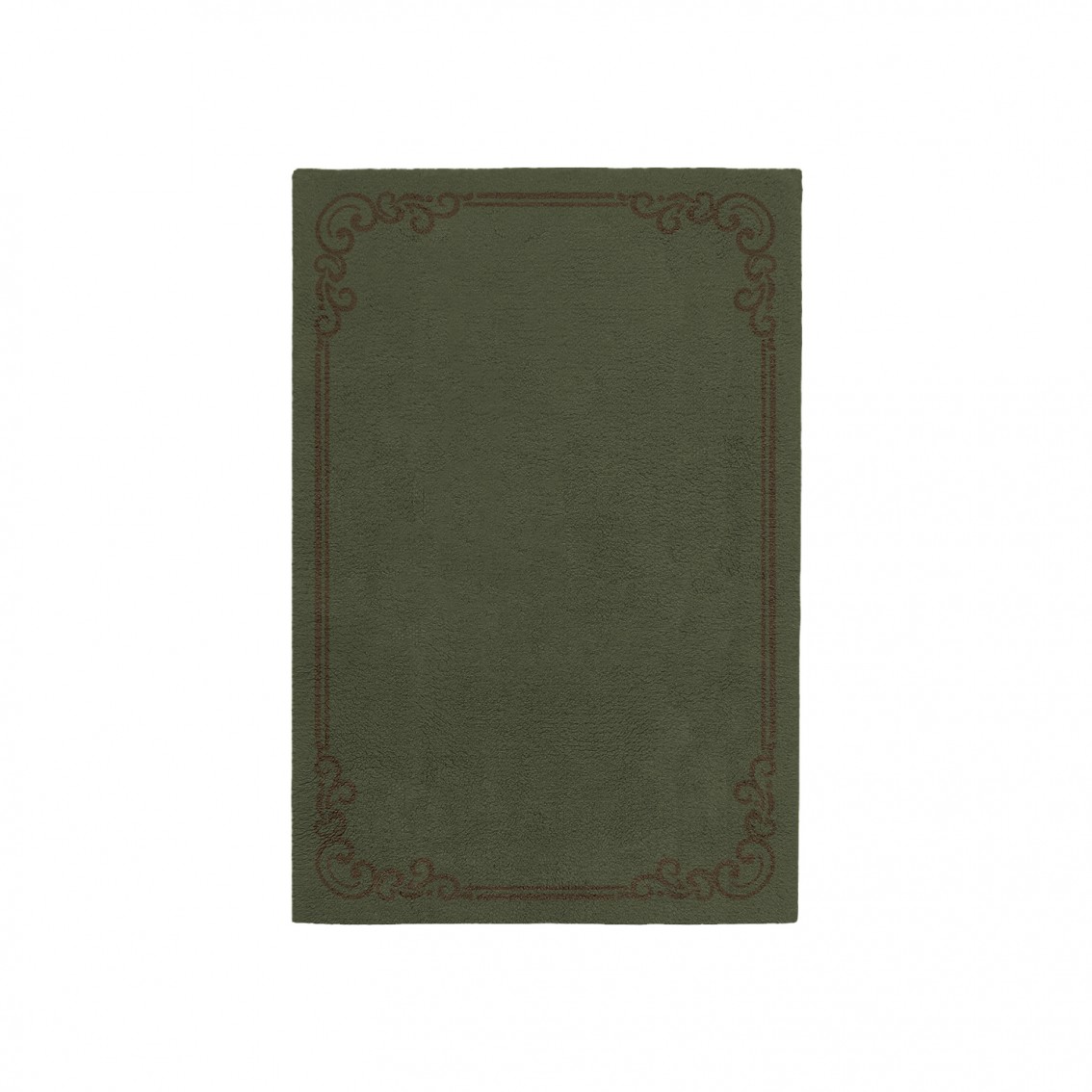OPULENT EARTH GREEN AREA RUG