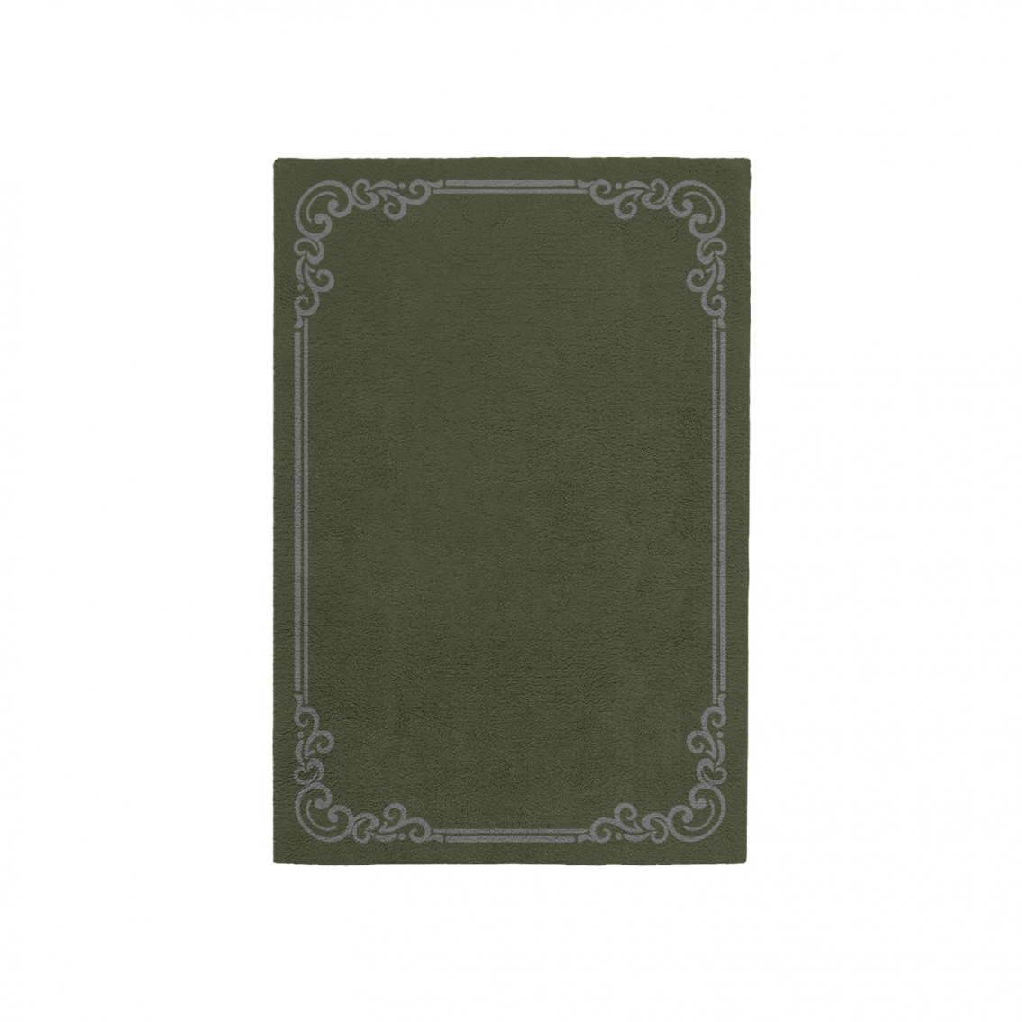 OPULENT EARTH GREEN AREA RUG