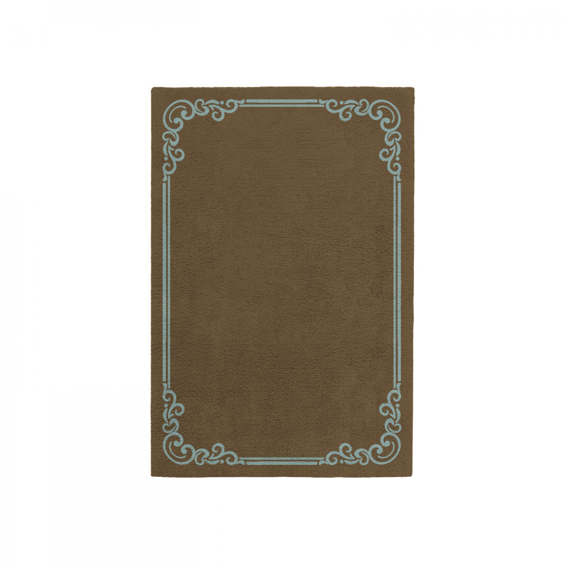OPULENT EARTH BROWN AREA RUG