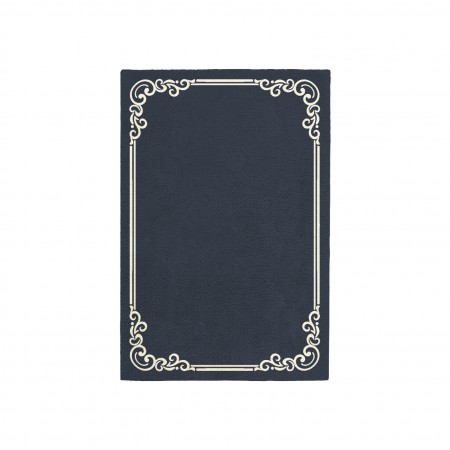 OPULENT SLATE BLUE AREA RUG