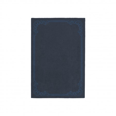 OPULENT SLATE BLUE AREA RUG OPULENT SLATE BLUE AREA RUG