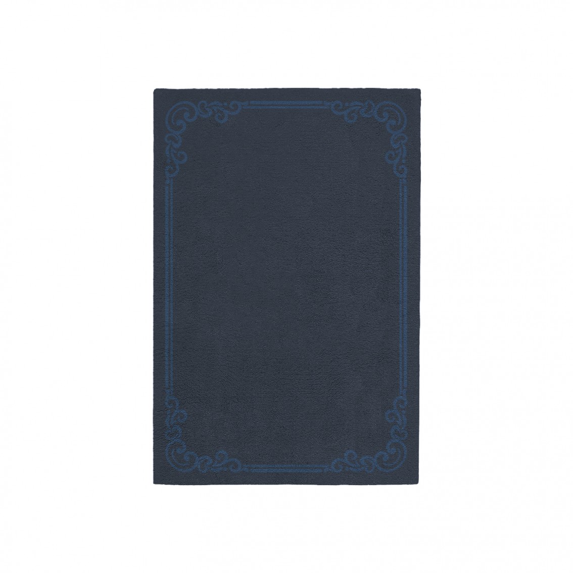 OPULENT SLATE BLUE AREA RUG OPULENT SLATE BLUE AREA RUG