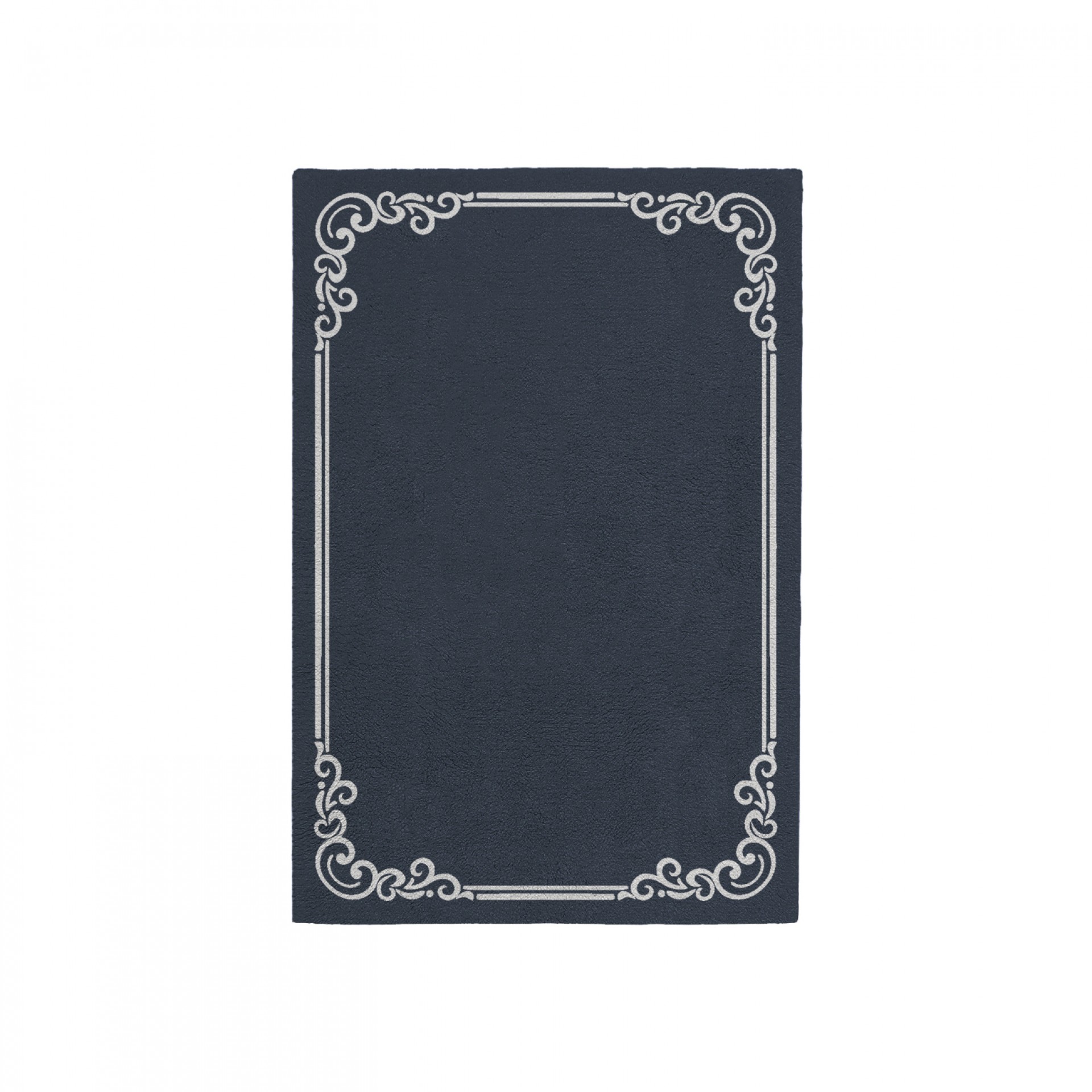 OPULENT SLATE BLUE AREA RUG