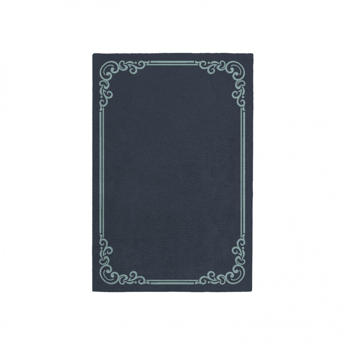 OPULENT SLATE BLUE AREA RUG