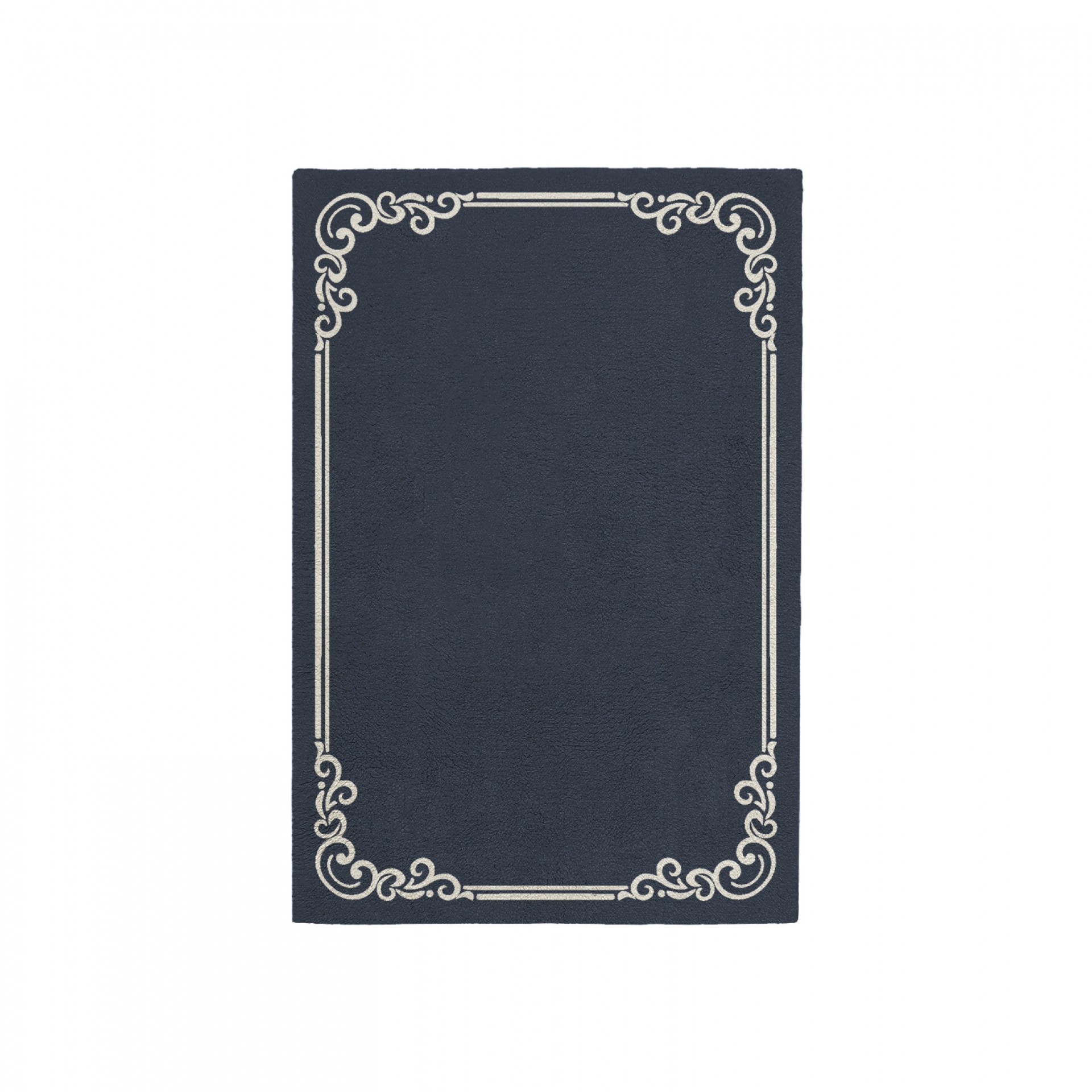 OPULENT SLATE BLUE AREA RUG