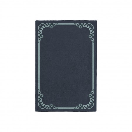 OPULENT SLATE BLUE AREA RUG