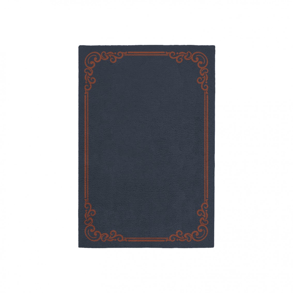 OPULENT SLATE BLUE AREA RUG OPULENT SLATE BLUE AREA RUG