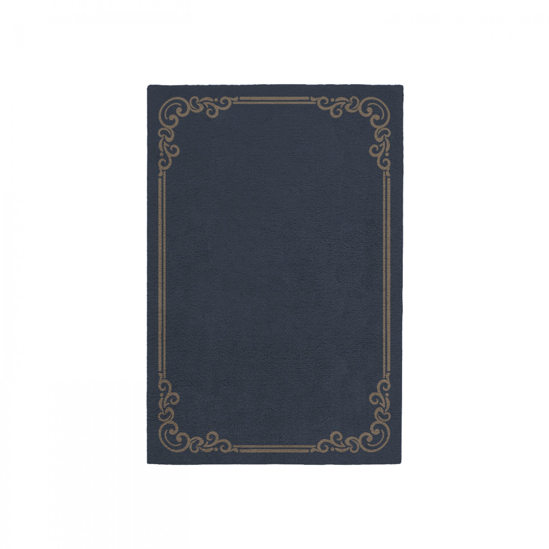 OPULENT SLATE BLUE AREA RUG