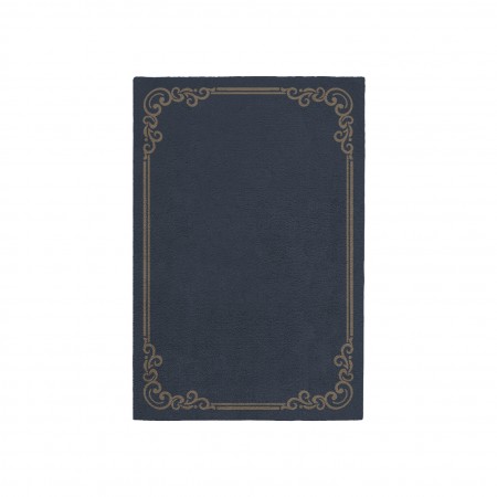 OPULENT SLATE BLUE AREA RUG