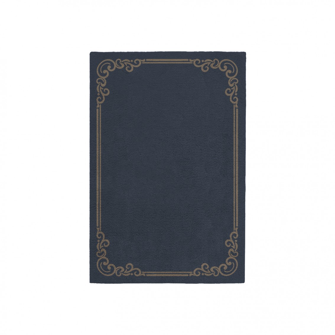 OPULENT SLATE BLUE AREA RUG