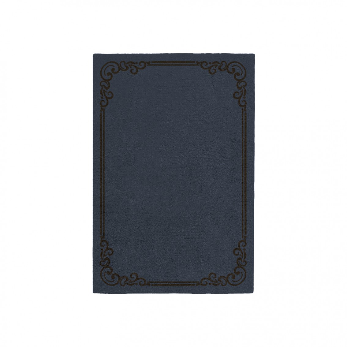 OPULENT SLATE BLUE AREA RUG OPULENT SLATE BLUE AREA RUG