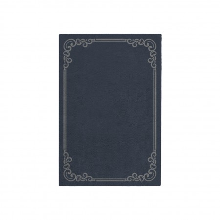 OPULENT SLATE BLUE AREA RUG
