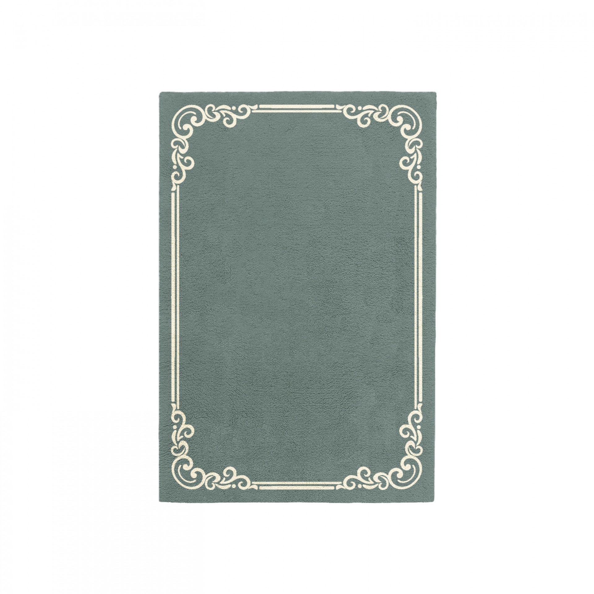 OPULENT CARIBBEAN GREEN AREA RUG