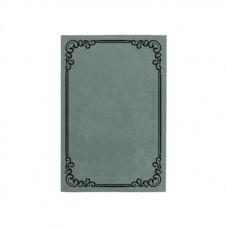 OPULENT CARIBBEAN GREEN AREA RUG