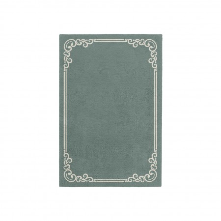 OPULENT CARIBBEAN GREEN AREA RUG OPULENT CARIBBEAN GREEN AREA RUG