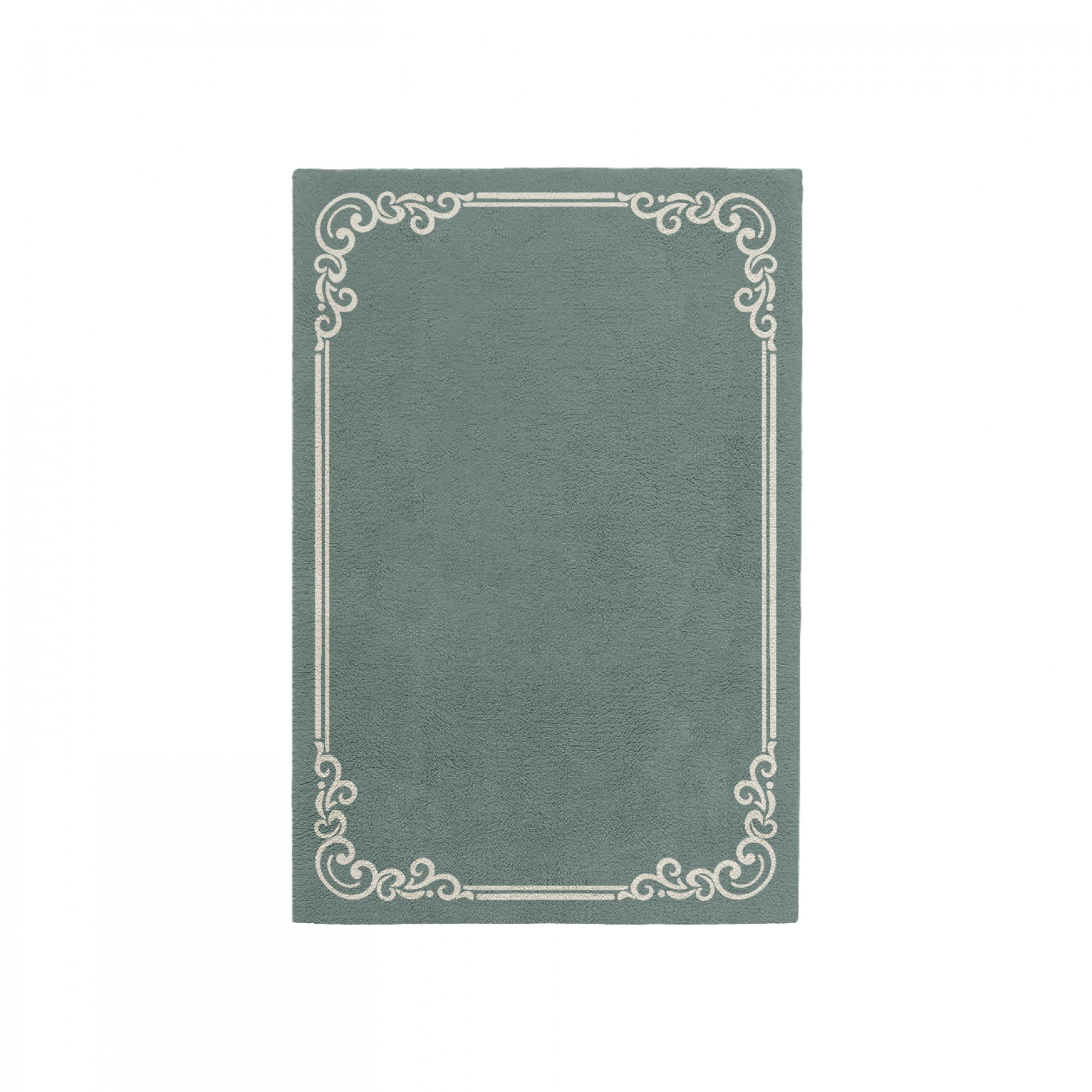 OPULENT CARIBBEAN GREEN AREA RUG