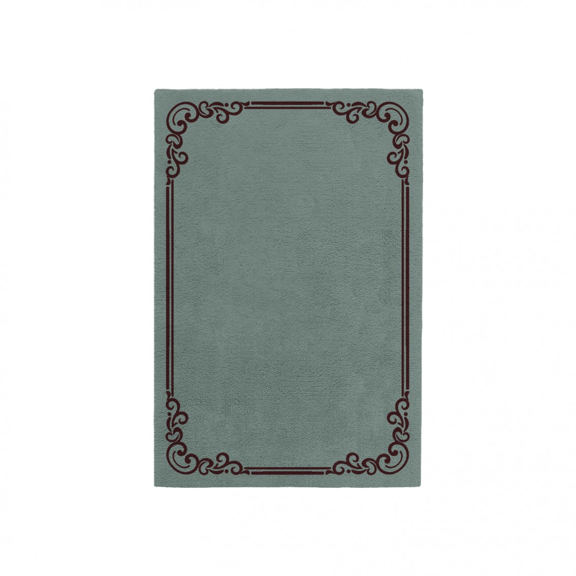 OPULENT CARIBBEAN GREEN AREA RUG