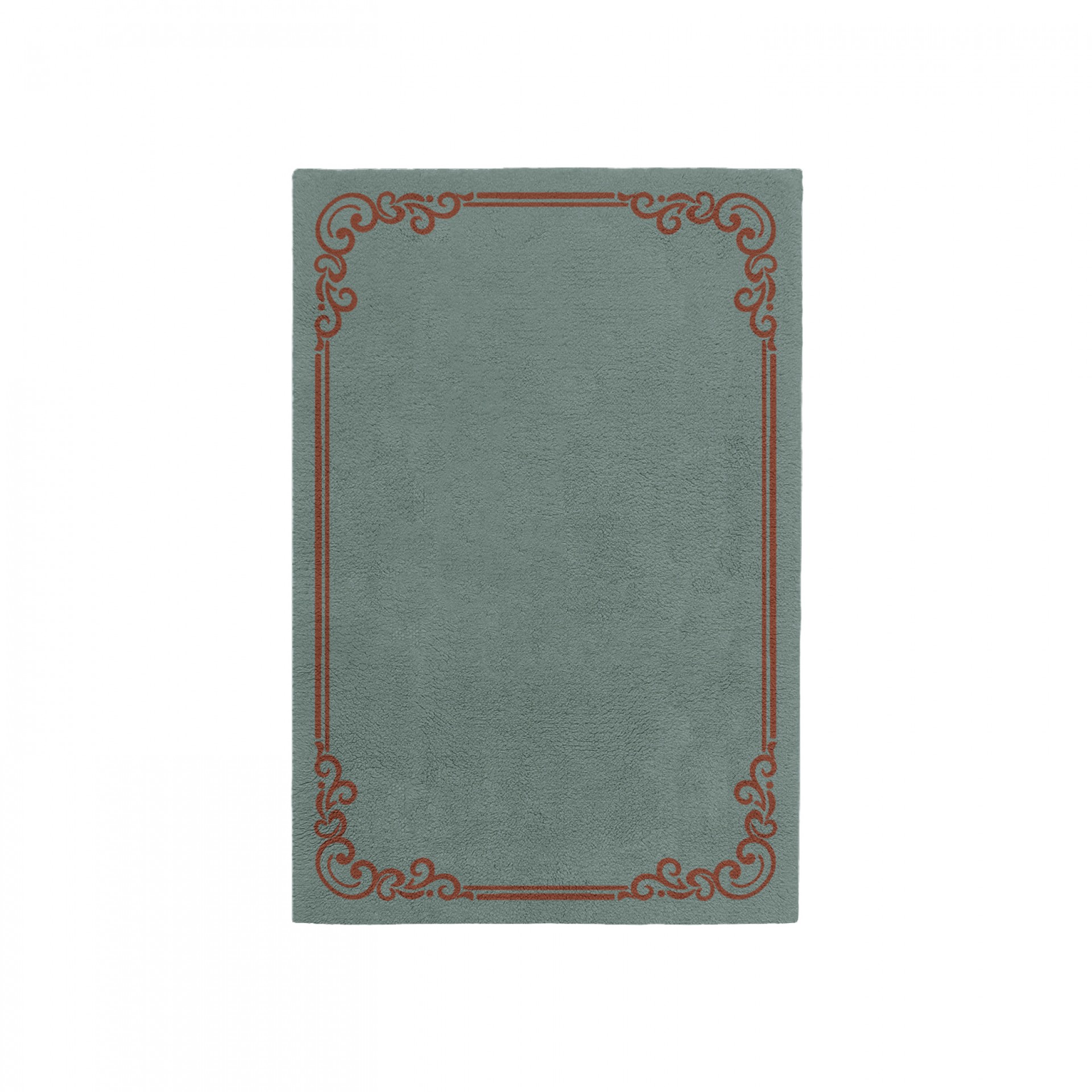 OPULENT CARIBBEAN GREEN AREA RUG