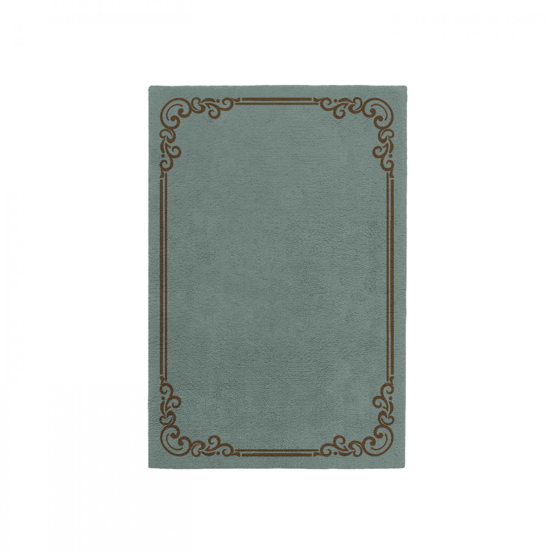 OPULENT CARIBBEAN GREEN AREA RUG