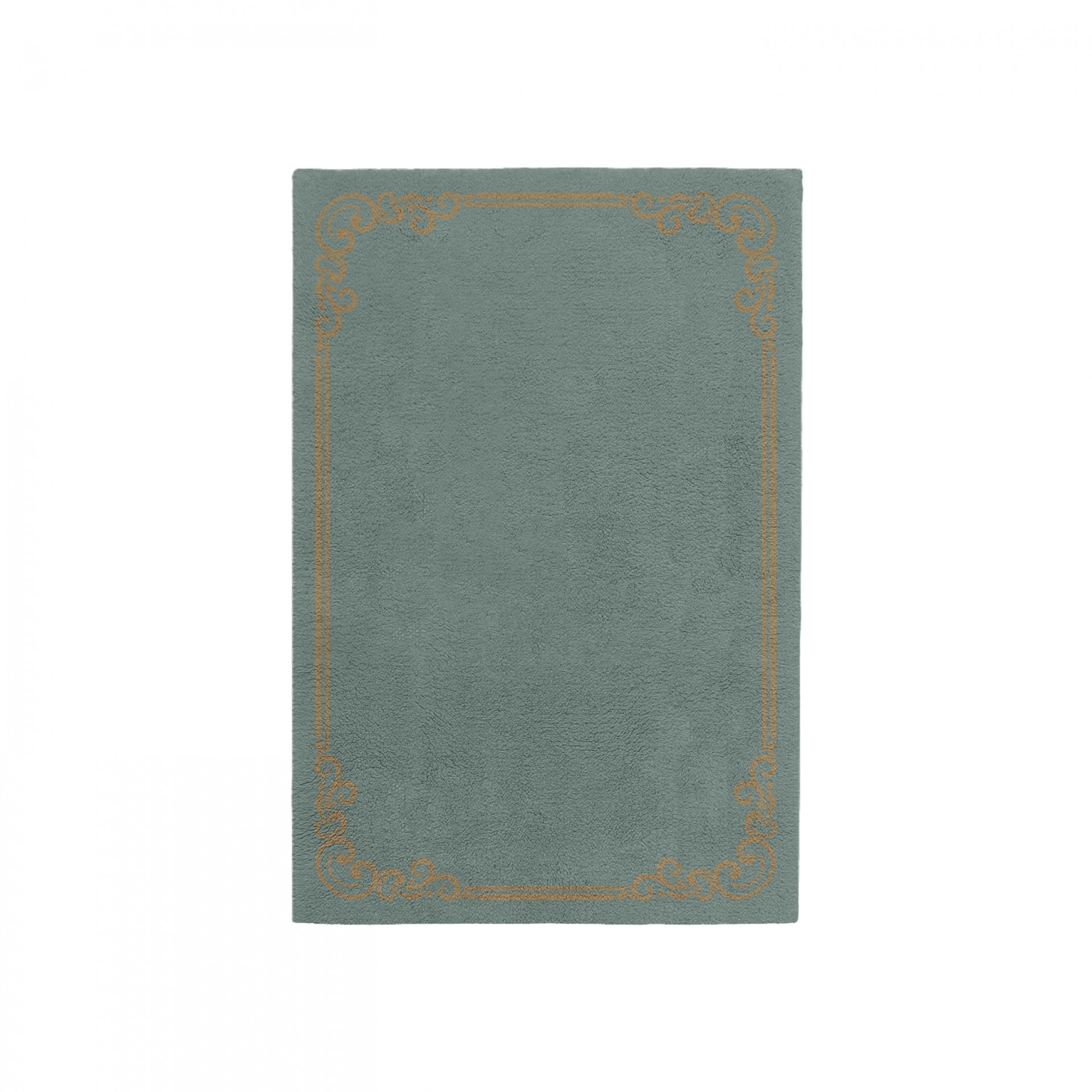 OPULENT CARIBBEAN GREEN AREA RUG