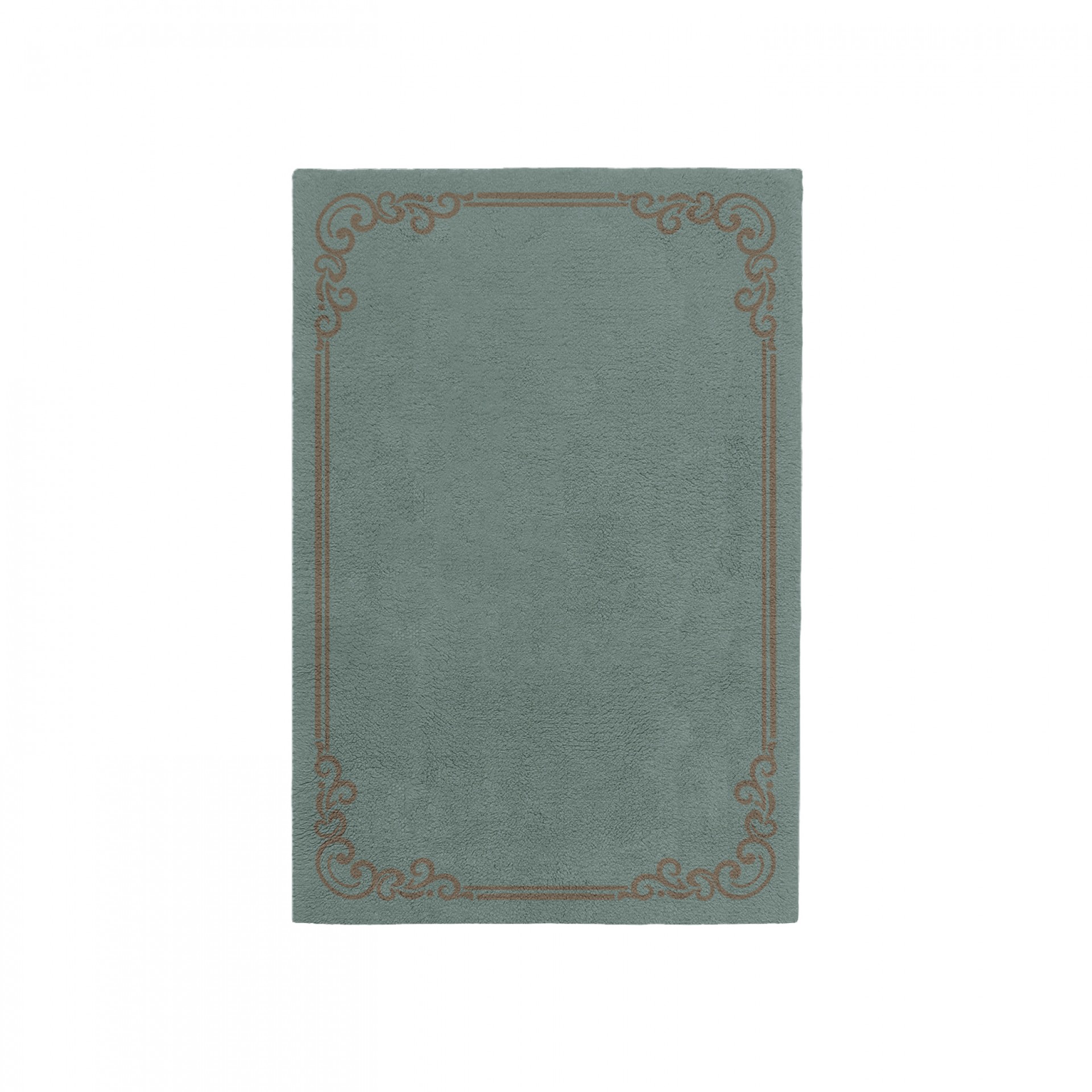 OPULENT CARIBBEAN GREEN AREA RUG