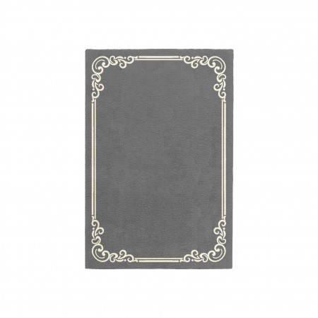 OPULENT CHARCOAL GRAY AREA RUG OPULENT CHARCOAL GRAY AREA RUG