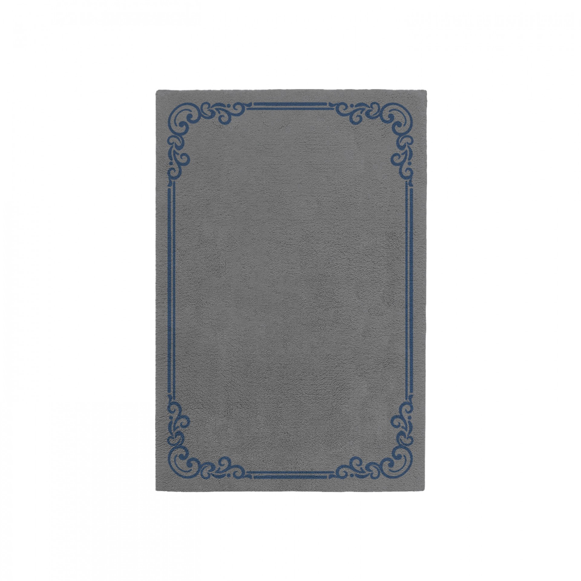 OPULENT CHARCOAL GRAY AREA RUG