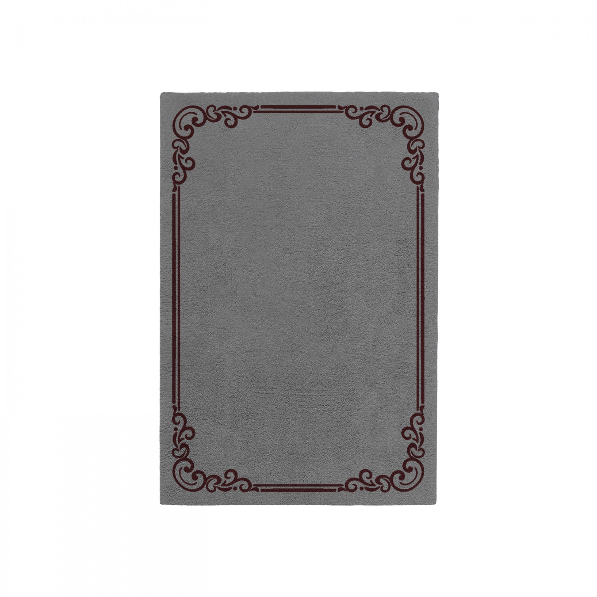 OPULENT CHARCOAL GRAY AREA RUG