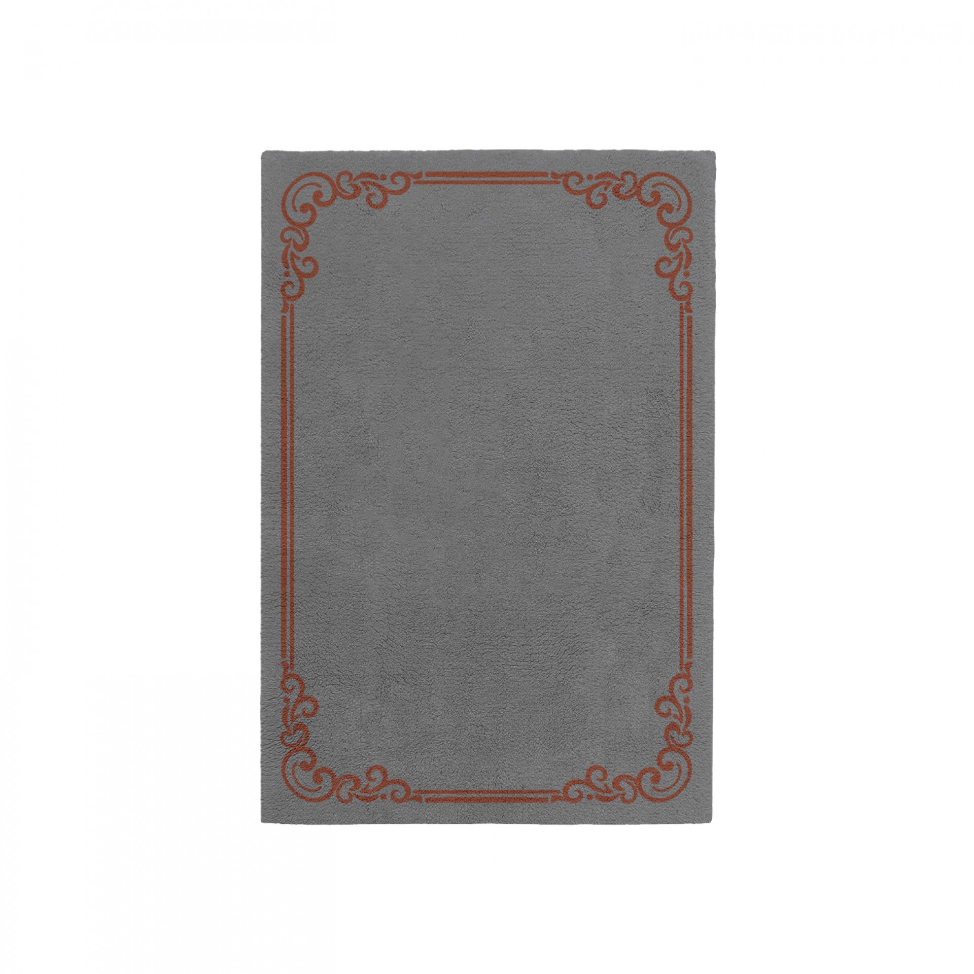 OPULENT CHARCOAL GRAY AREA RUG