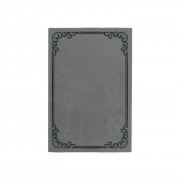 OPULENT CHARCOAL GRAY AREA RUG