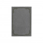 OPULENT CHARCOAL GRAY AREA RUG