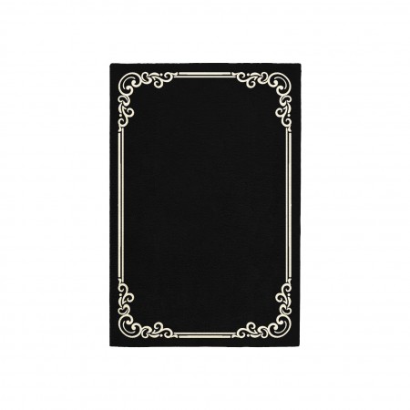 OPULENT BLACK AREA RUG OPULENT BLACK AREA RUG