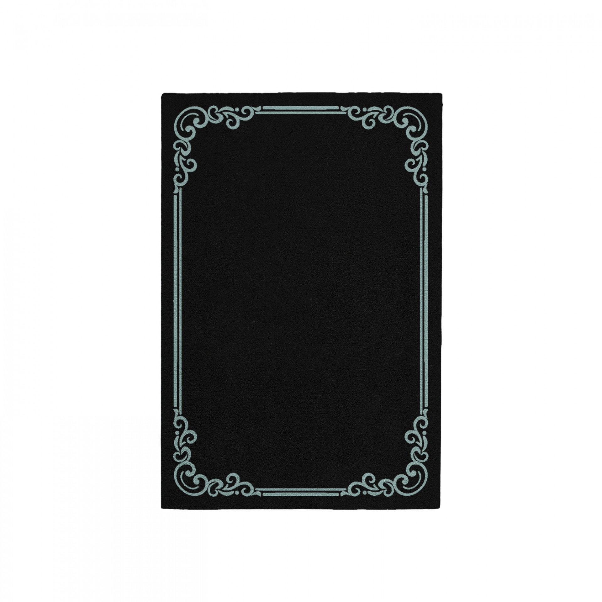 OPULENT BLACK AREA RUG