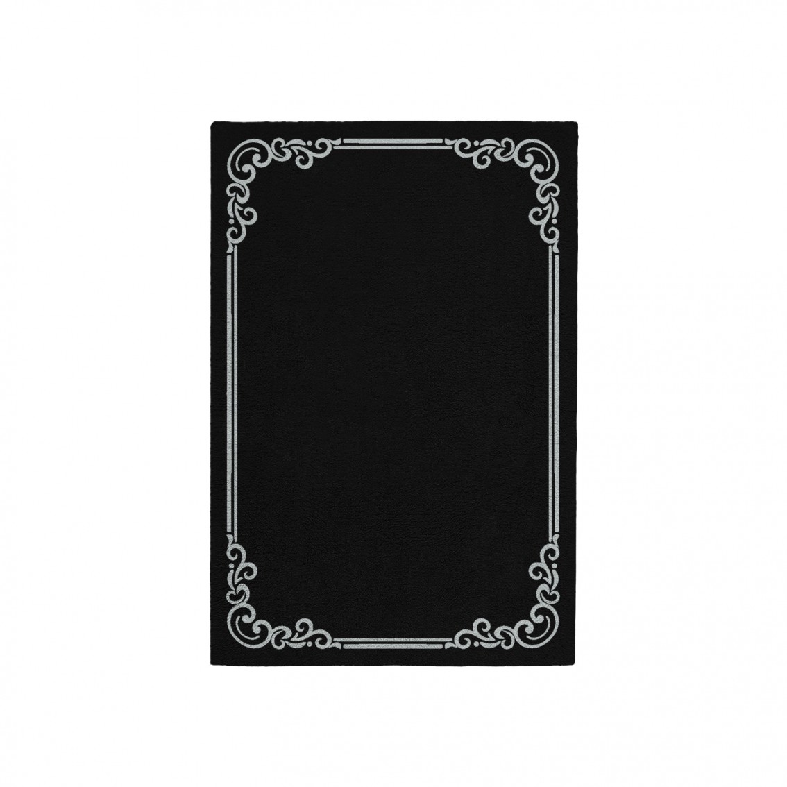 OPULENT BLACK AREA RUG OPULENT BLACK AREA RUG