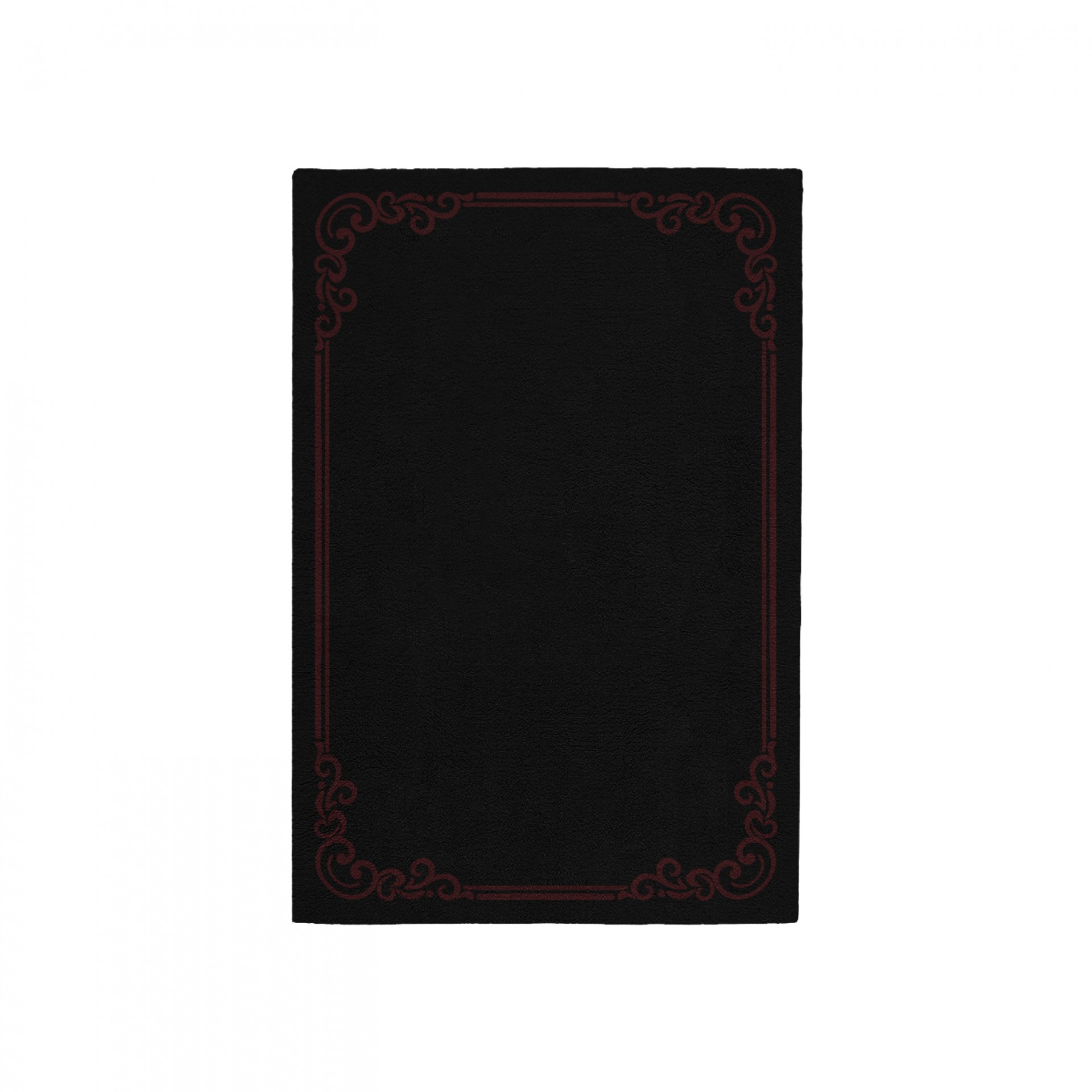 OPULENT BLACK AREA RUG