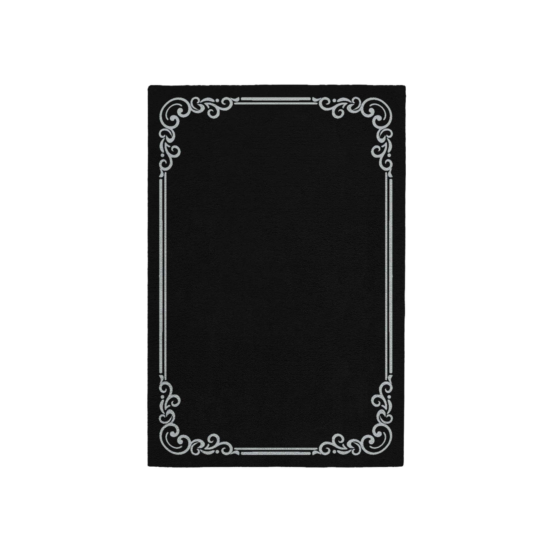OPULENT BLACK AREA RUG