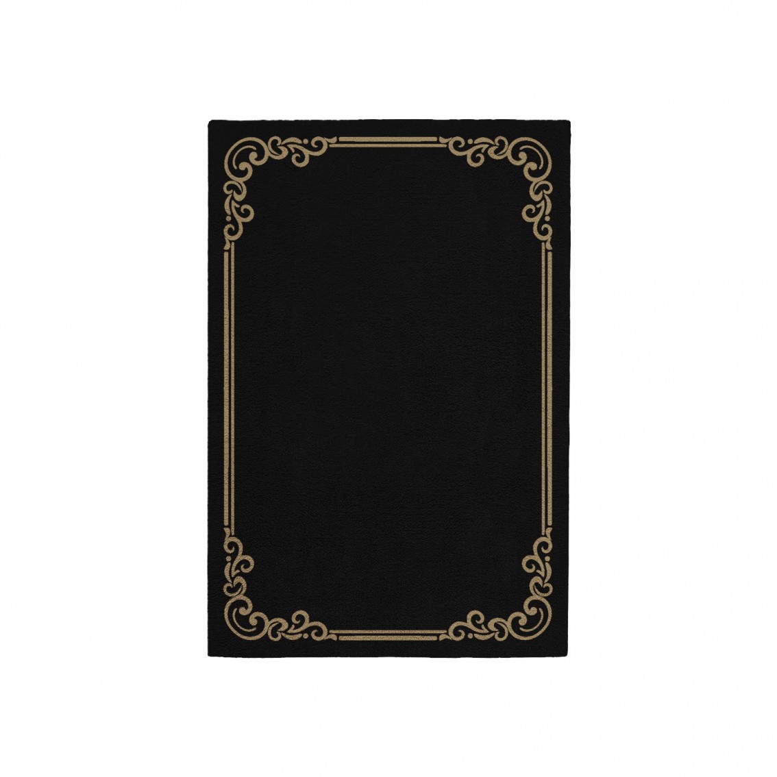 OPULENT BLACK AREA RUG OPULENT BLACK AREA RUG