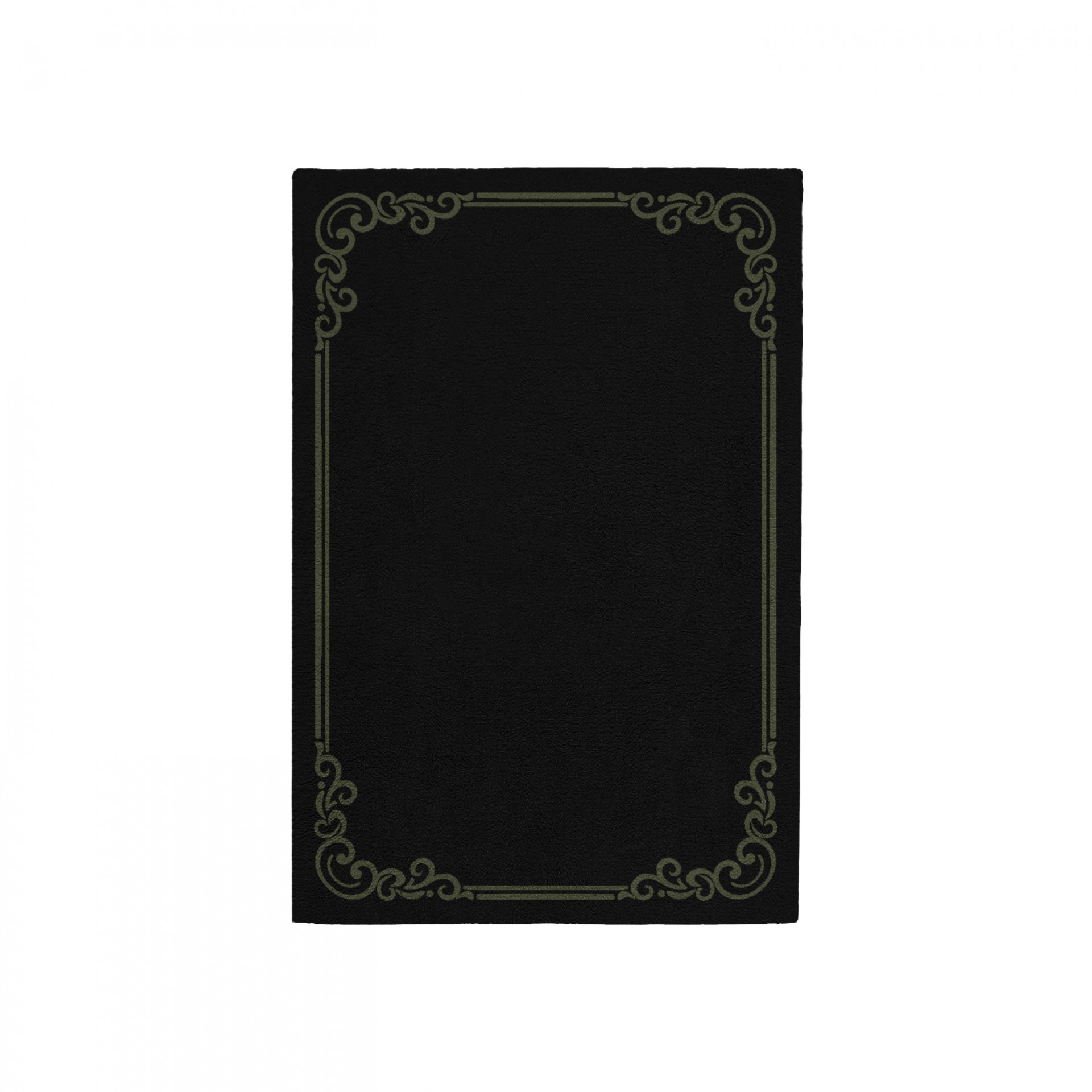 OPULENT BLACK AREA RUG