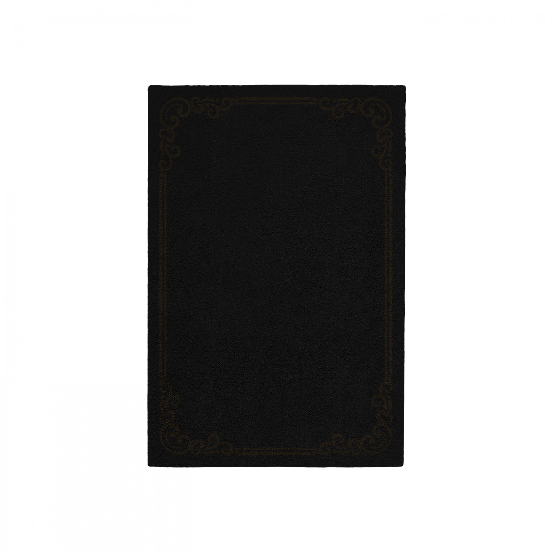 OPULENT BLACK AREA RUG