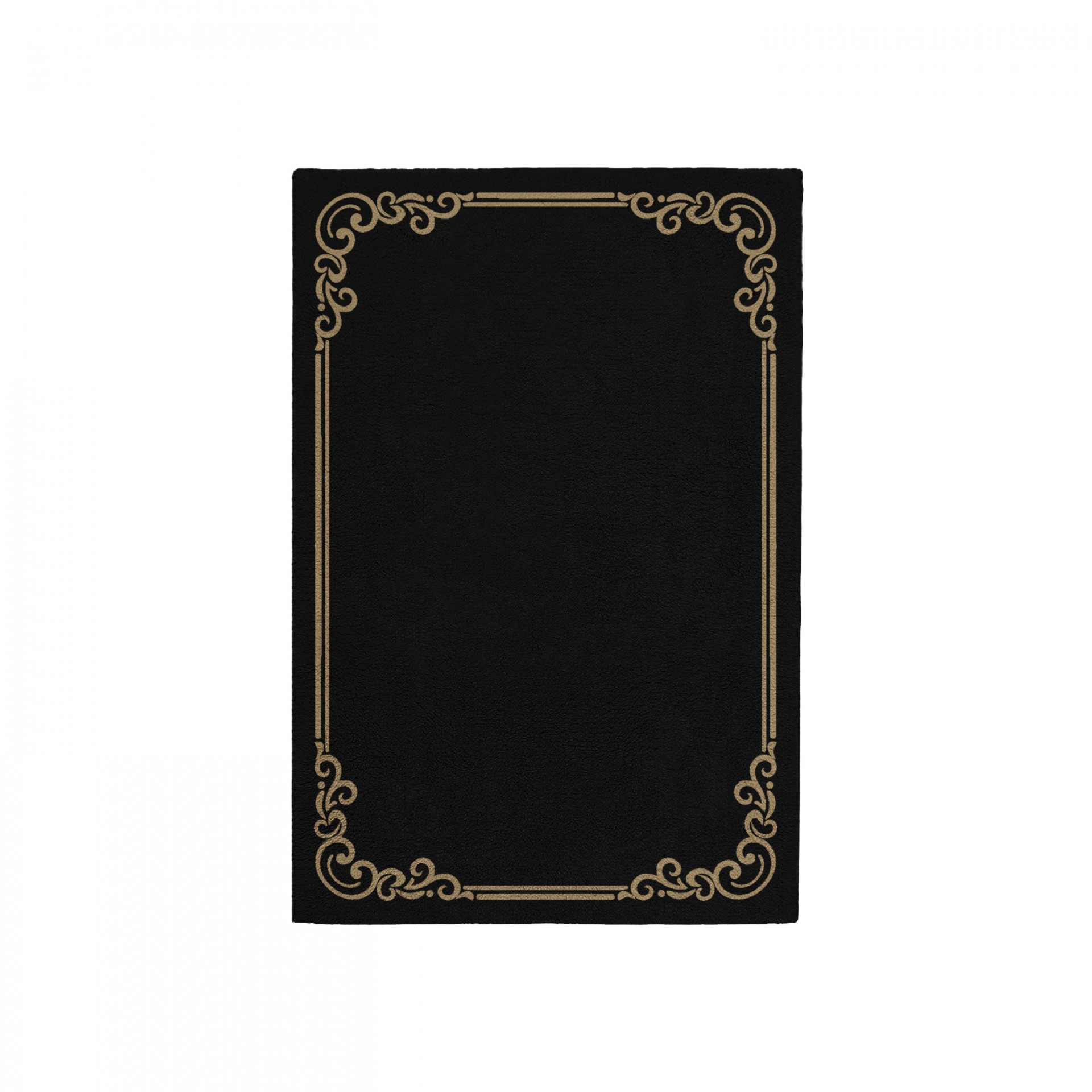 OPULENT BLACK AREA RUG