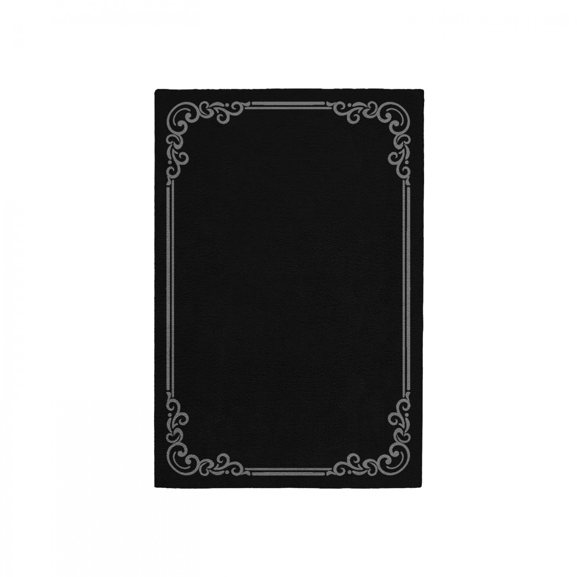 OPULENT BLACK AREA RUG