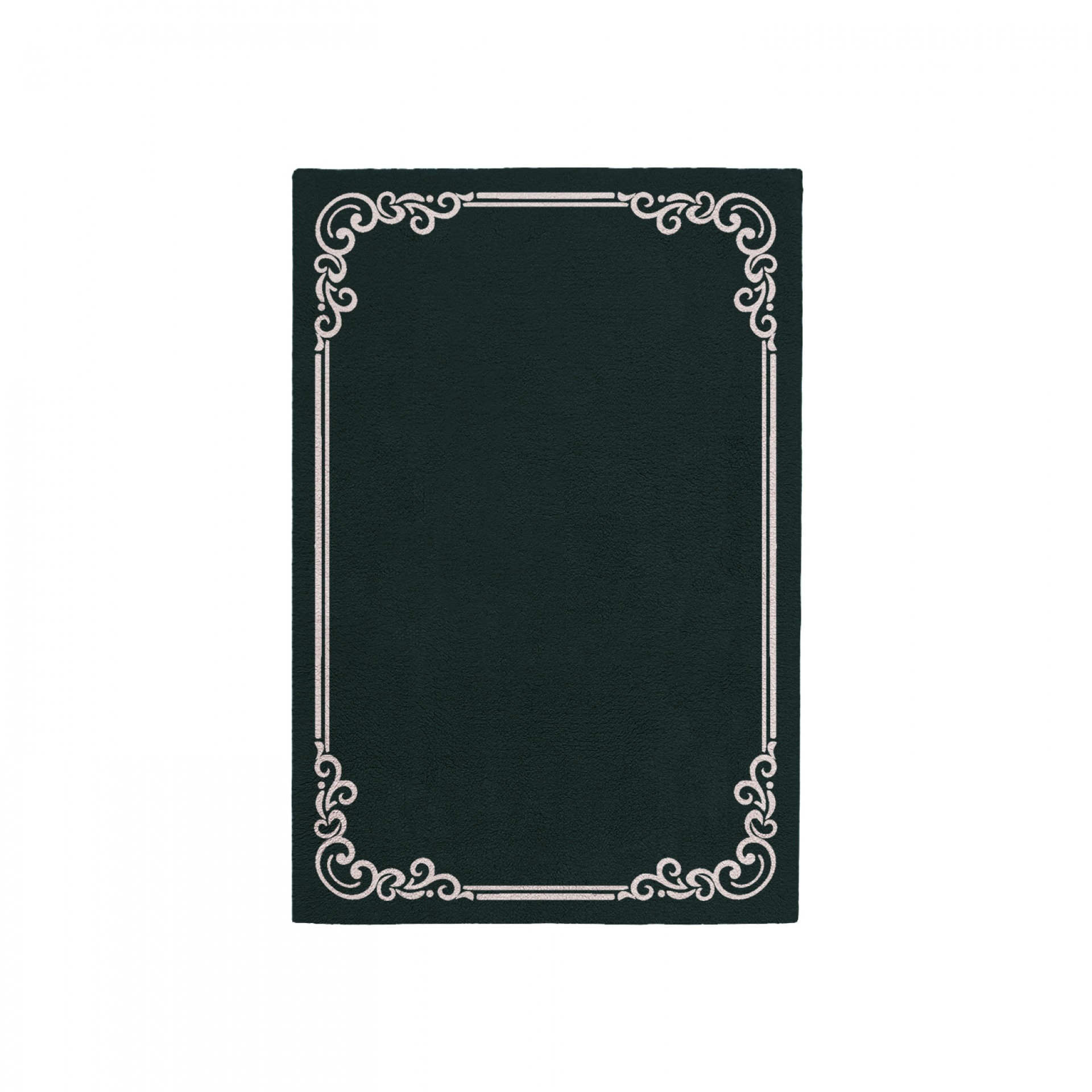 OPULENT FOREST GREEN AREA RUG