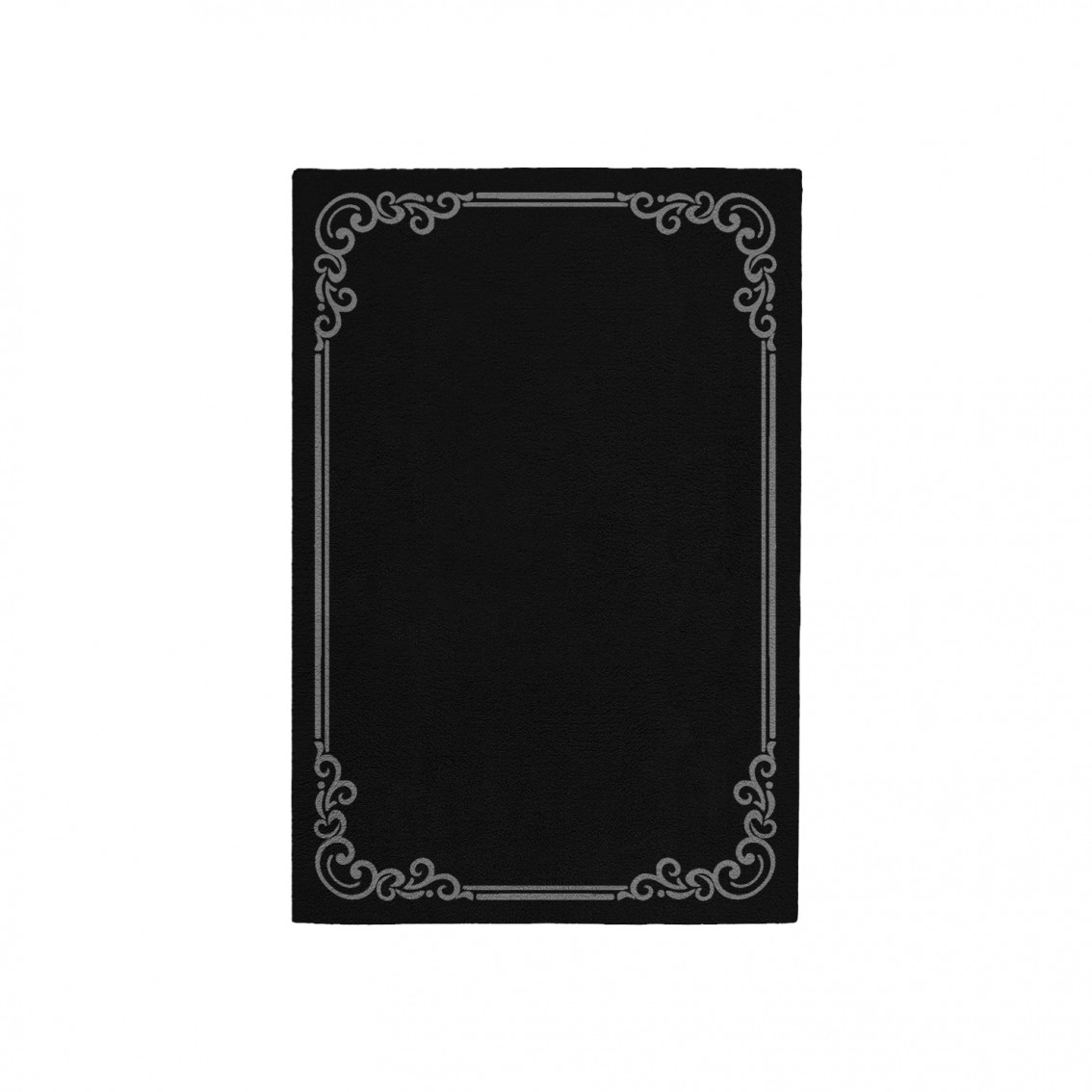 OPULENT BLACK AREA RUG OPULENT BLACK AREA RUG