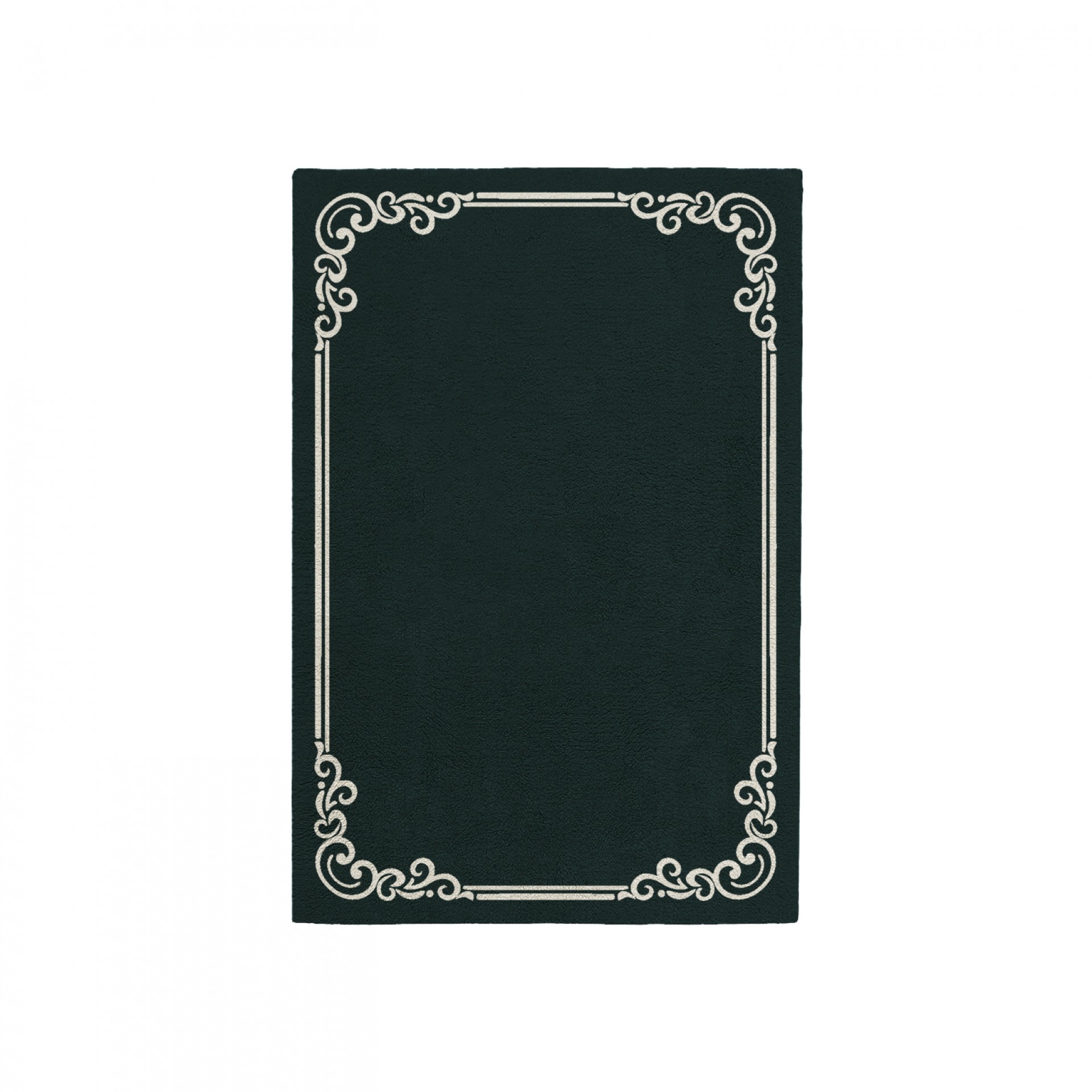 OPULENT FOREST GREEN AREA RUG