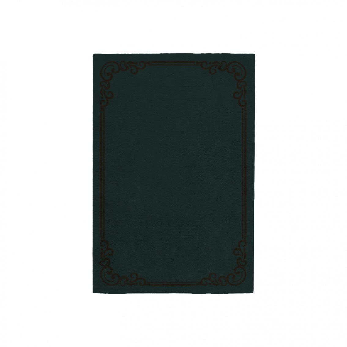 OPULENT FOREST GREEN AREA RUG