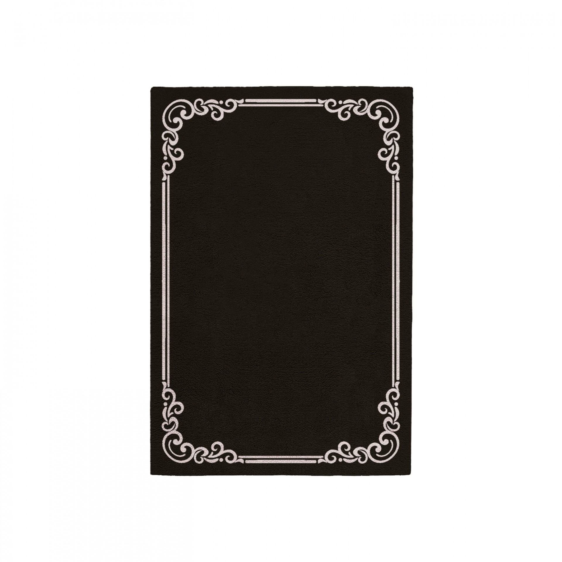 OPULENT DEEP BROWN AREA RUG