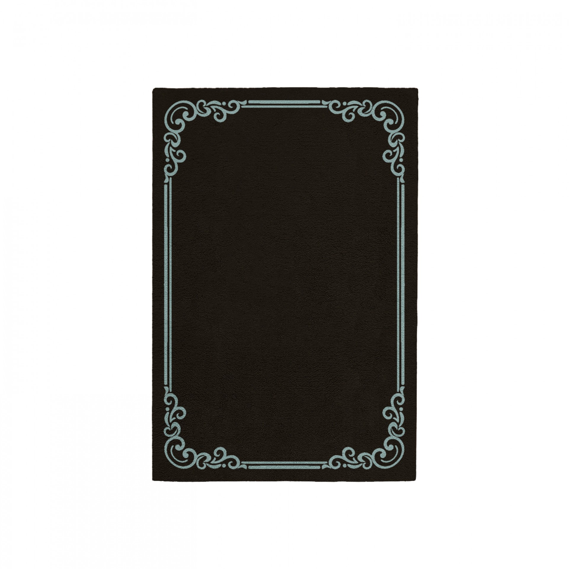 OPULENT DEEP BROWN AREA RUG